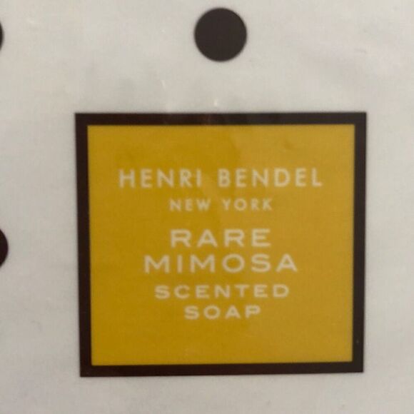 NEW Henri Bendel rare mimosa scented soap 6 ounce - Picture 2 of 4